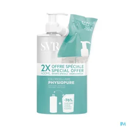 SVR Physiopure Eau Micellaire + Recharge