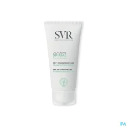 SVR Spirial Déo-Crème Anti-Transpirant 48 h — Tube 50 mL