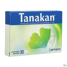 Tanakan troubles neurologiques 40 mg