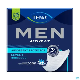 TENA® Men Level 1 Protection absorbante anatomique, adhésive