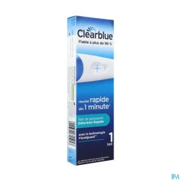 Test de grossesse détection rapide Clearblue