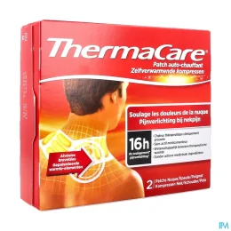 Thermacare Nuque Épaules Poignet — 2 Patchs Auto-Chauffants