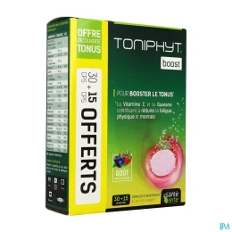 Toniphyt Boost — Fruits Rouges 30 + 15 Comprimés