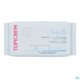 Topicrem Baby Lingettes à l'Eau Nettoyantes