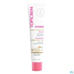 Topicrem Hydra+ Crème Visage Hâle Progressif Eclat
