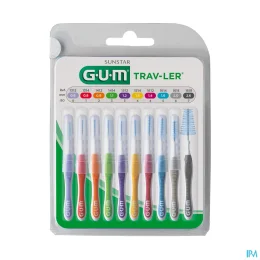 Trav-Ler Multipack 9 brossettes interdentaires Gum