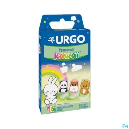 Urgo Pansements Enfant Prédécoupés — 16 Pansements Tatoo Kawaï