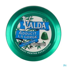 Valda Gommes Sans Sucres pour Adoucir la Gorge