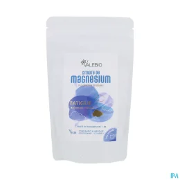 Valebio Citrate de Magnésium Fatigue Goût Pomme 80g