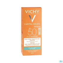 Vichy Capital Soleil BB Émulsion Toucher Sec Teintée SPF 50