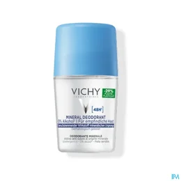 Vichy Déodorant Roll-On Minéral 48h sans sels d'aluminium