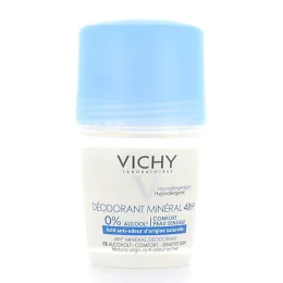 Vichy Déodorant Roll-On Minéral 48h sans sels d'aluminium