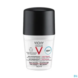 Vichy Homme Déodorant bille 48h anti-traces