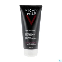 Vichy Homme Hydra Mag C Gel douche Corps et cheveux