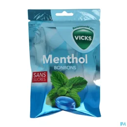 Vicks Bonbons Menthol Sans Sucres