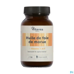 VITAVEA HUILE DE FOIE DE MORUE - 30 Capsules