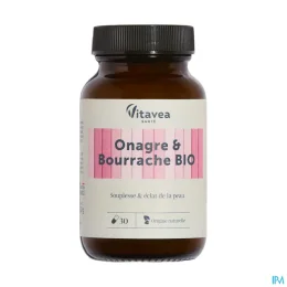 VITAVEA ONAGRE ET BOURRACHE BIO - 30 Gelules