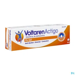 VoltarenActigo 1% Gel Entorses - Contusions — Tube 60 g