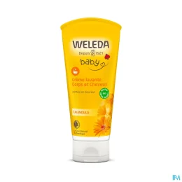 Weleda Bébé Calendula Crème Lavante Bio Corps & Cheveux