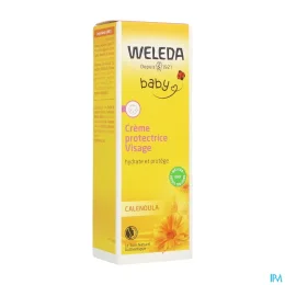 Weleda Bébé Calendula Crème Protectrice Visage Bio