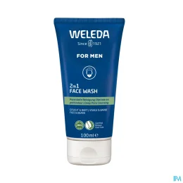 Weleda Gel Nettoyant Visage 2 en 1 Homme Bio