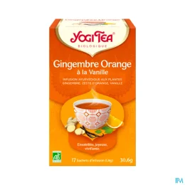 Yogi Tea Gingembre Orange Vanille