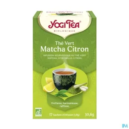 Yogi Tea Thé Vert Matcha Citron