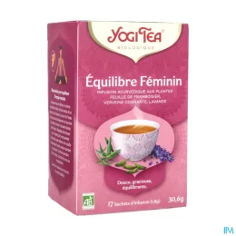 Yogi Tea Tisane Ayurvédique Equilibre Féminin