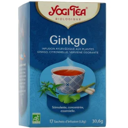 Yogi Tea Tisane Ayurvédique Ginkgo