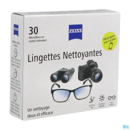 Zeiss Lingettes Nettoyantes Pour Lunettes Individuelles