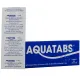 Aquatabs Désinfection de l'eau comprimés effervescents