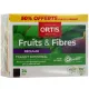 Ortis Fruits & Fibres Regular Transit Intestinal Cubes à Mâcher
